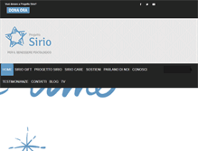 Tablet Screenshot of progettosirio.it